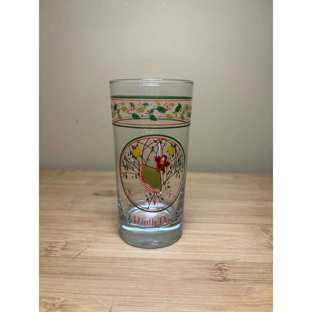 Libbey 12 Days of Christmas Glass 